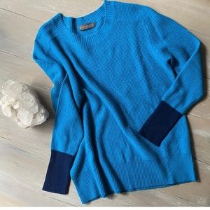 COPY - Gray Aspen Waffle Cashmere Sweater